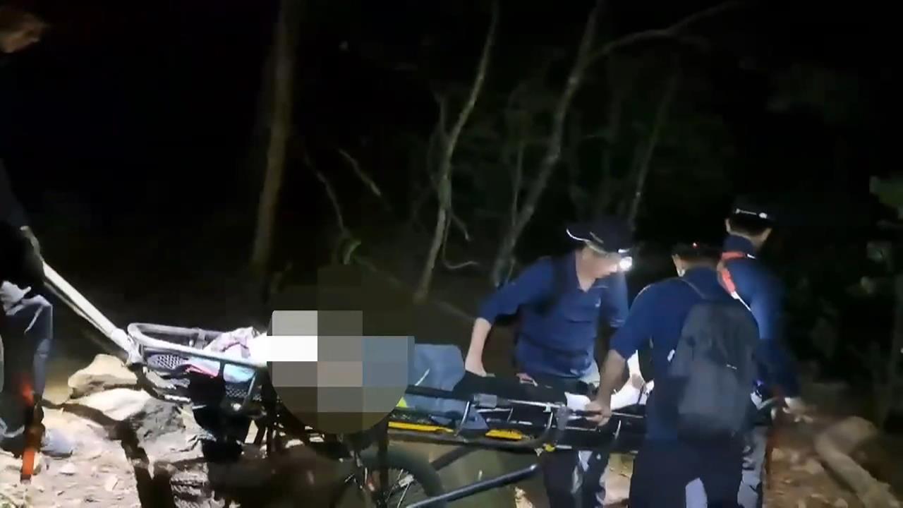 登谷關七雄東卯山迷路 1人滑邊坡2人困峭壁獲救