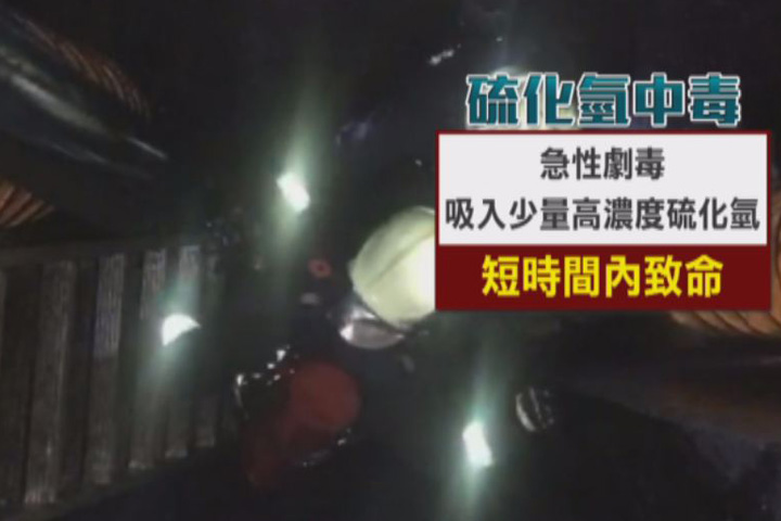 硫化氫中毒 燿華清化學槽意外4死2傷