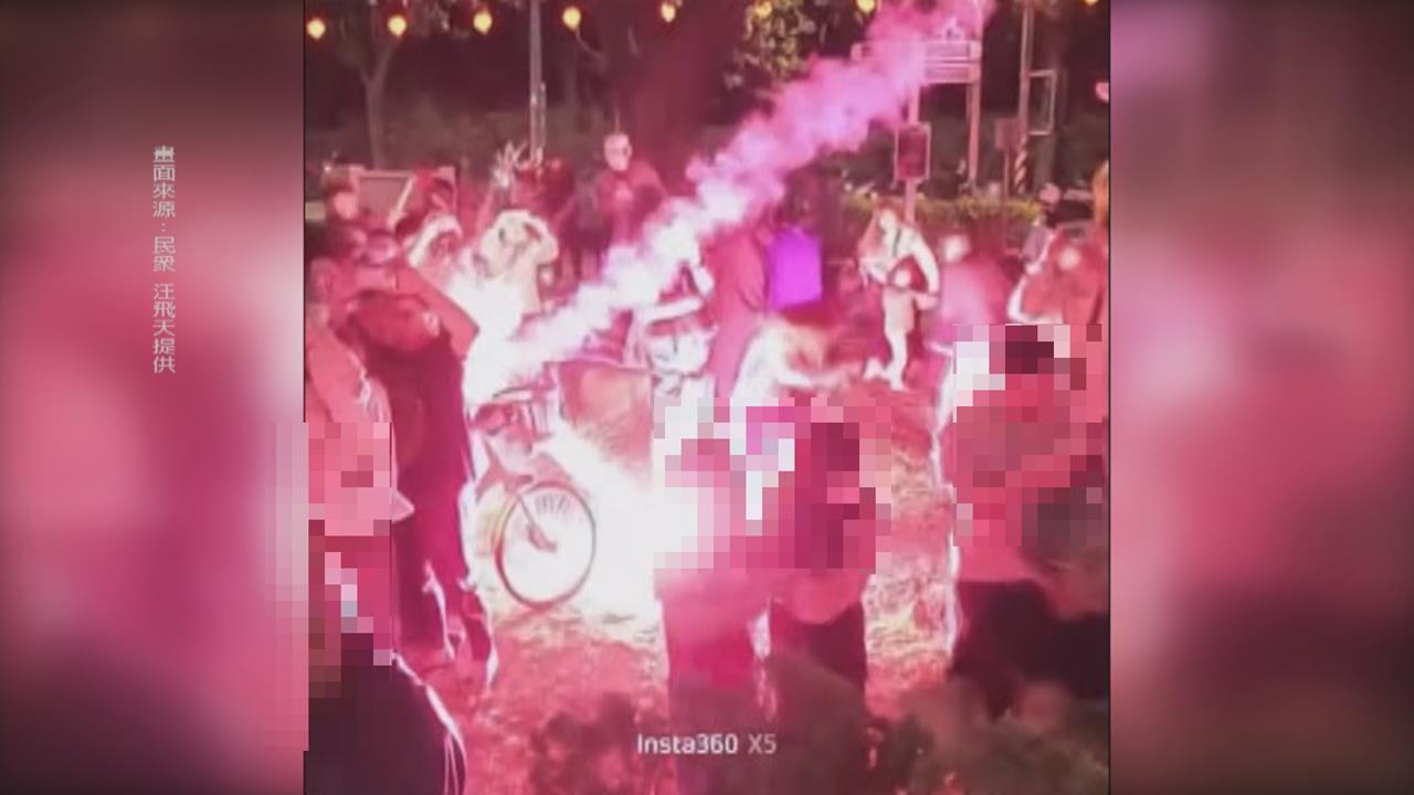 高雄宮廟蓮池潭施放煙火"炸人群" 消防局:違規可罰15萬