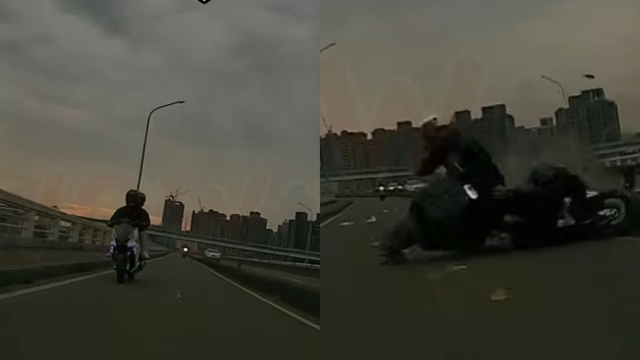 男大生載妹子「超車撞上」新北女慘死重新橋！網揪車禍畫面1疑點：原PO也鬼切？