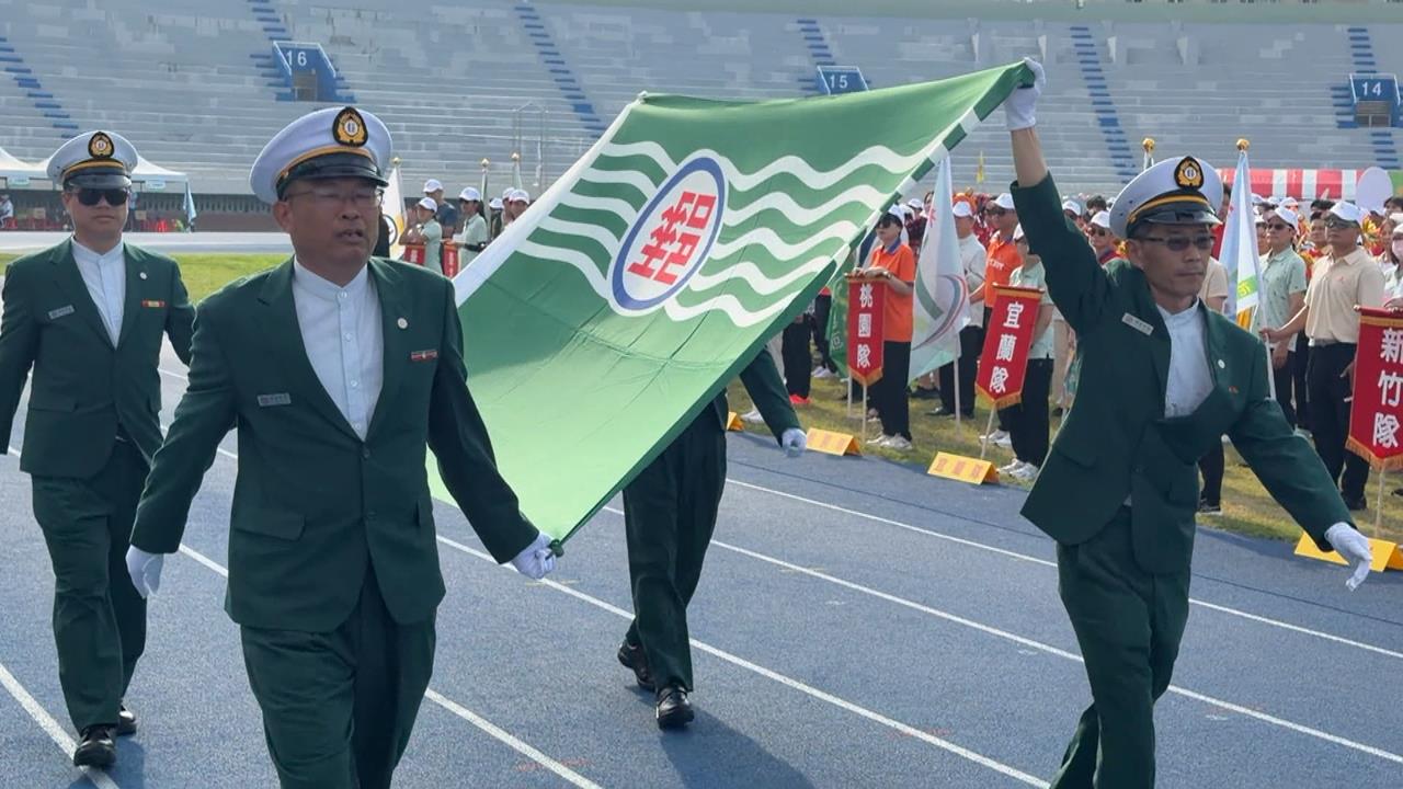 中華郵政年度員工運動會　苗栗郵局創意進場成焦點