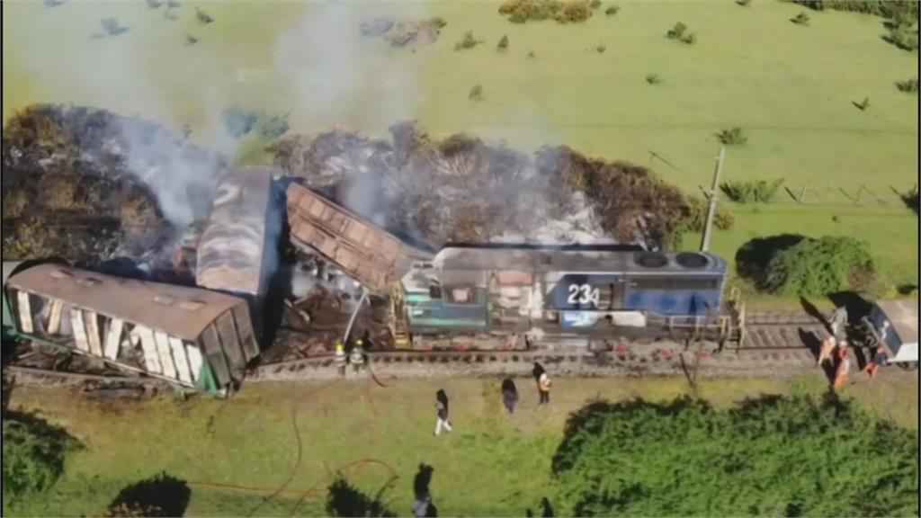 智利維多利亞火車出軌起火燃燒　恐攻？總統稱黑幫主使