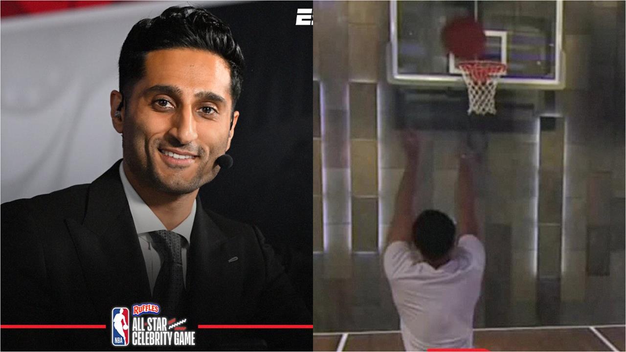 NBA(影)／當記者變成全明星！聯盟爆料大神參戰明星週自曝「我是射手也很會運球」