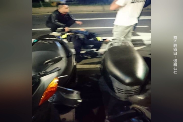 騎車違規拒攔查 毒蟲衝撞警拖行20米後逃逸
