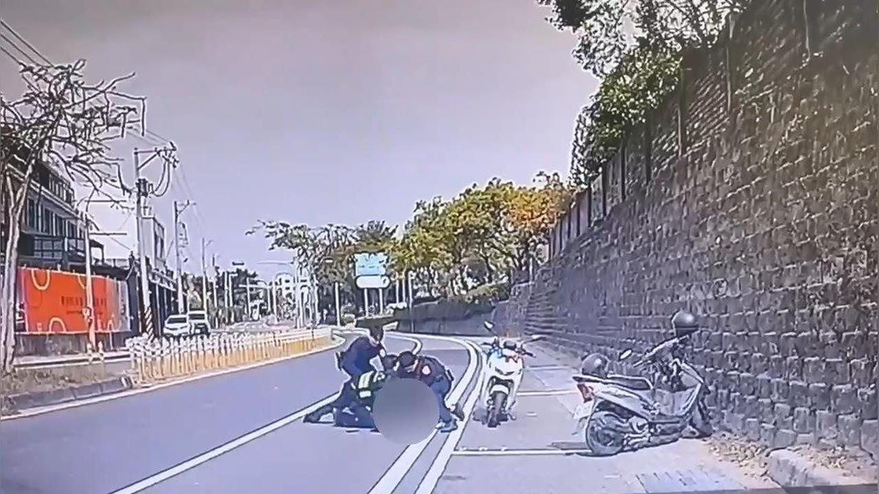 快新聞／台南傳襲警！男子吸毒倒臥路旁顫抖　員警逮捕遭咬傷手部