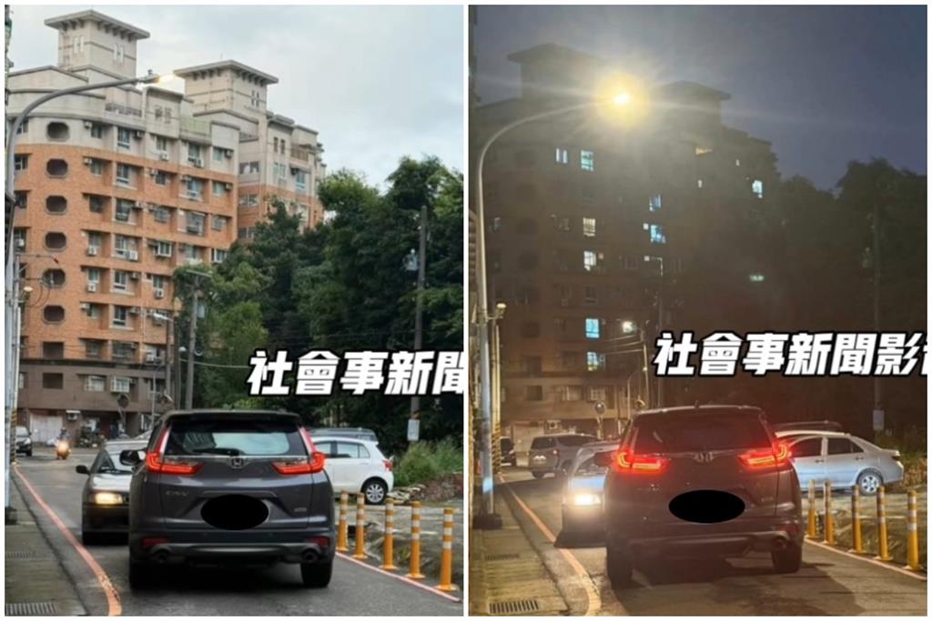 快新聞／都很有空？桃園2車狹路相逢「互不相讓」　竟從白天對峙到黑夜