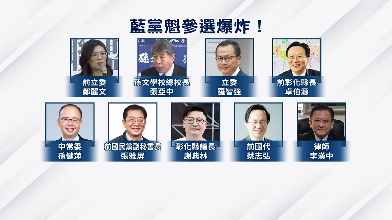 國民黨主席參選人數大爆炸　李乾龍放棄勸進她：不為難了
