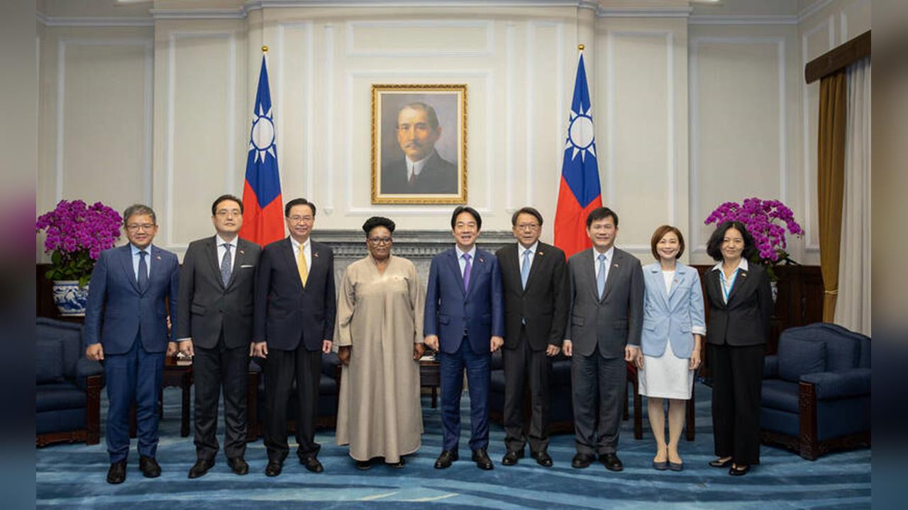 快新聞／史瓦帝尼國王特使抵台　賴清德：向國際傳達「台史不向中國霸權屈服」