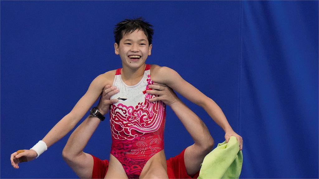 東奧／14歲跳水天才少女直攻金牌　3跳全滿分神級表現破世界紀錄