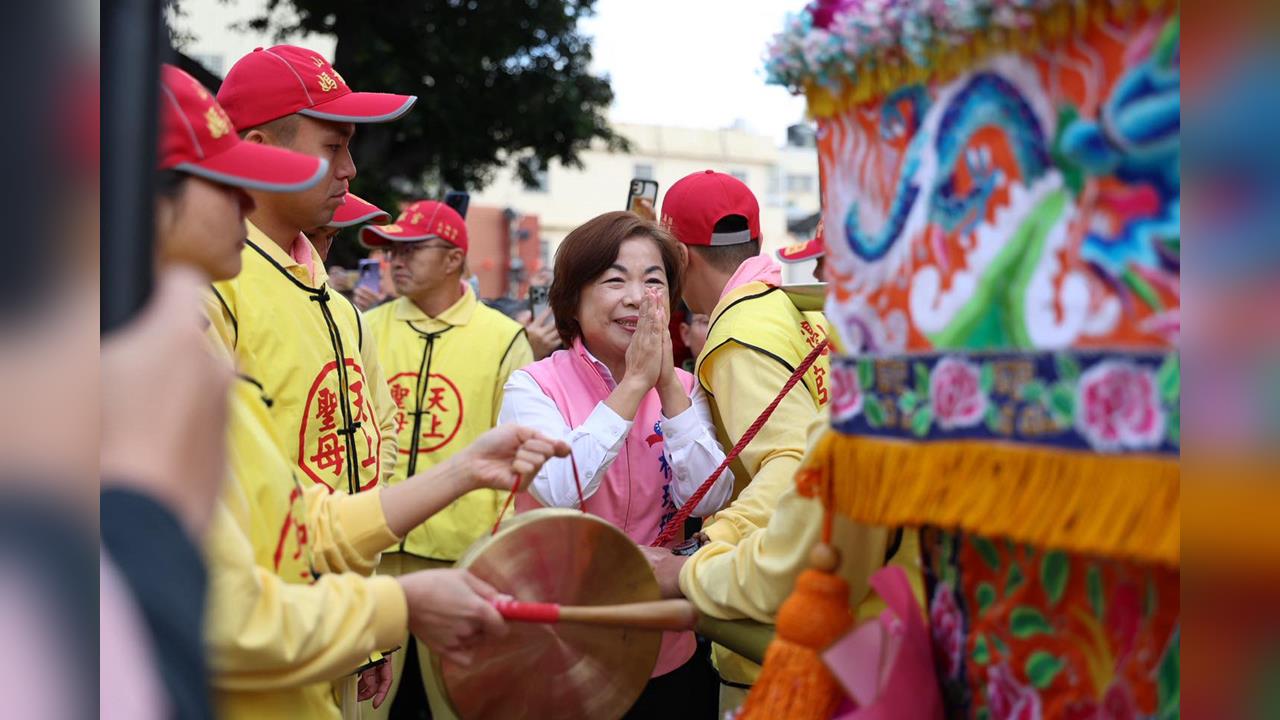 快新聞／山邊媽祖神轎突臨停3分鐘　楊瓊瓔聽到「這一句」嗨了