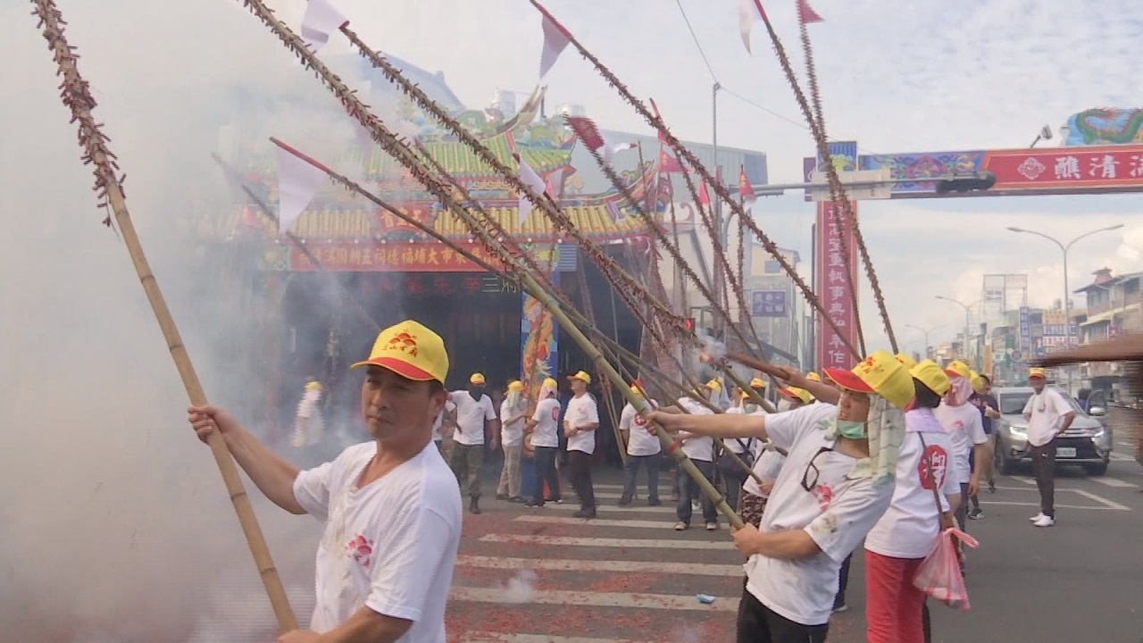 全台唯一  屏東竹竿炮震天響求平安