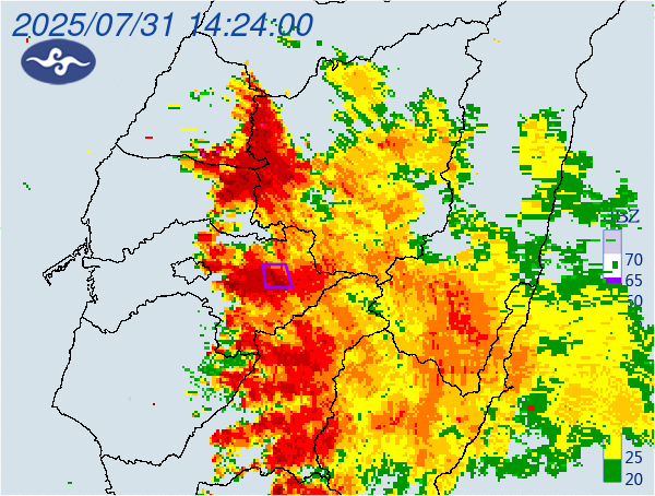 快新聞／雨彈狂炸嘉義縣　氣象署指「這3鄉」大雷雨下到16時