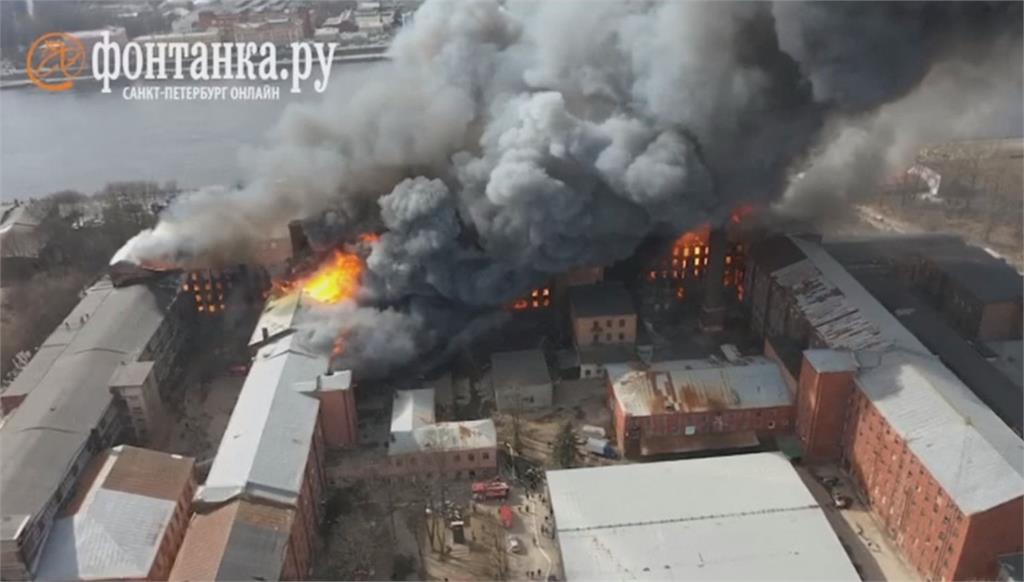 聖彼得堡古蹟失火 俄消防員一死兩傷