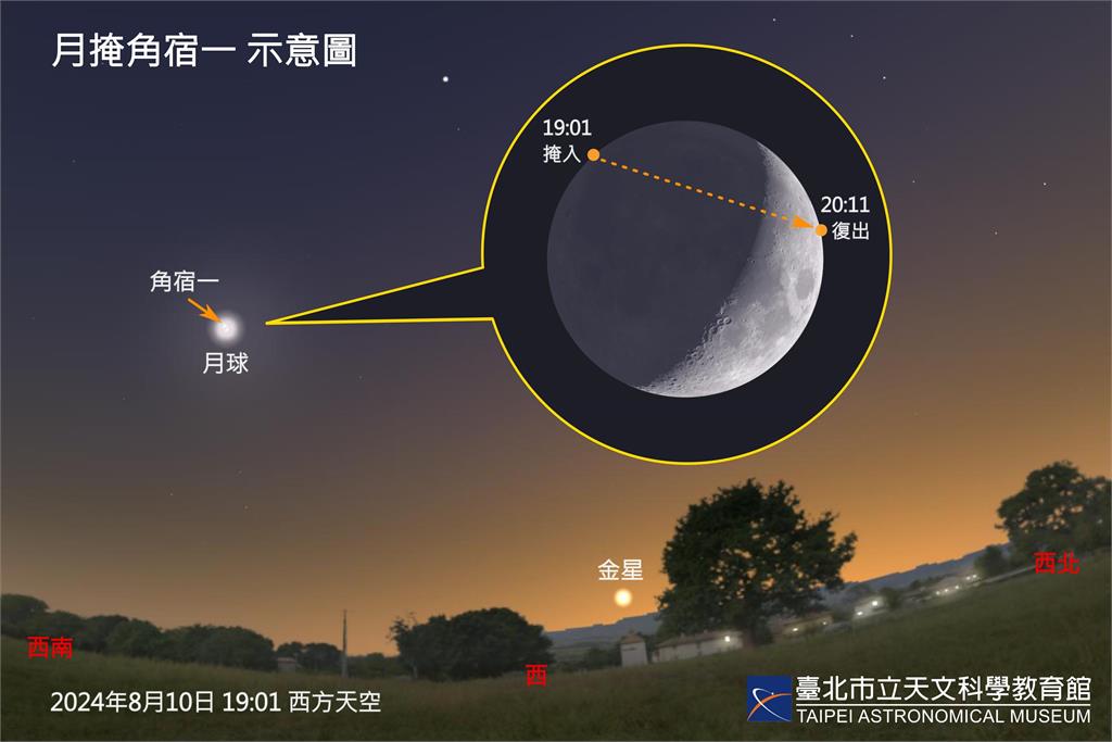 快新聞／8月天象好精采！罕見月掩一等星、英仙座流星雨輪番登場　觀賞時間曝