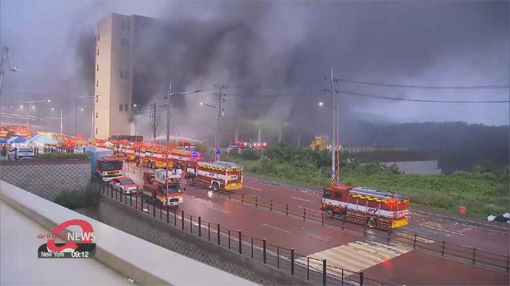 南韓最大電商物流中心大火　5消防員火場搜救、1人失蹤