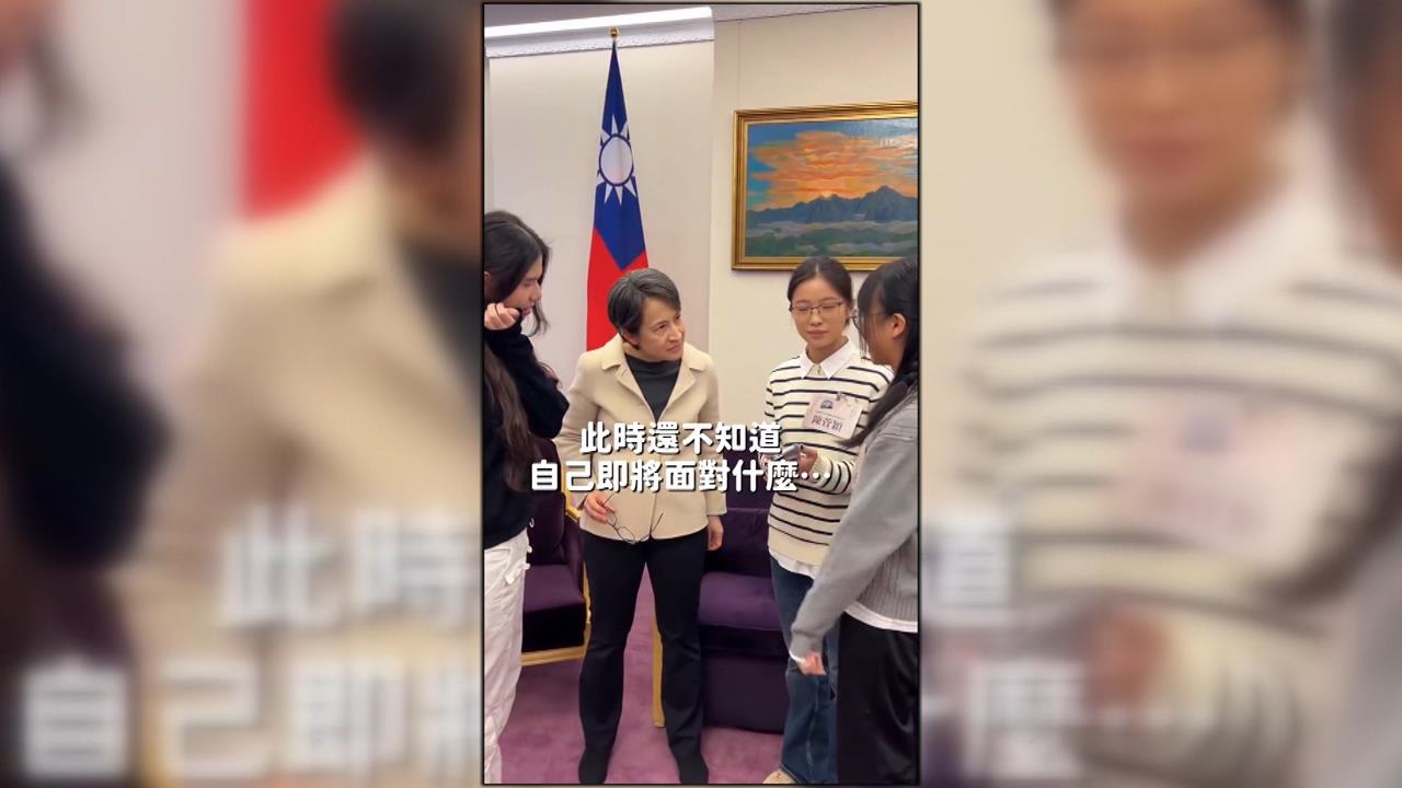 蕭美琴與青年交流！鼓勵海外圓夢　年輕人教跳韓團「撒嬌舞」