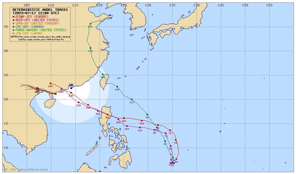 各國預估路徑出爐！「杜蘇芮」最快週四成颱　林嘉愷曝變數仍大：持續觀察