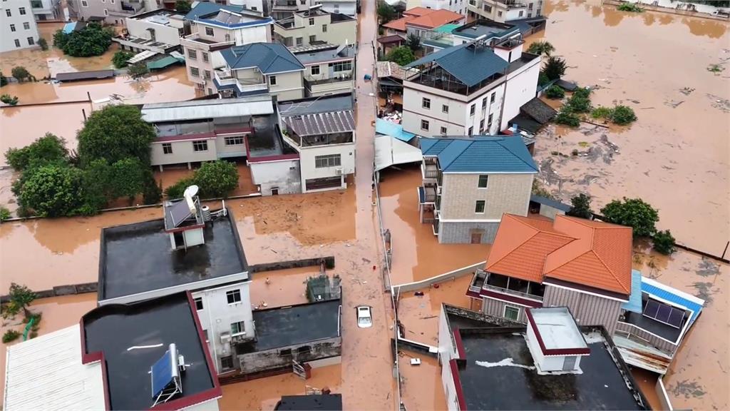 廣東暴雨多地「山洪暴發」　梅州市破13萬戶無電可用