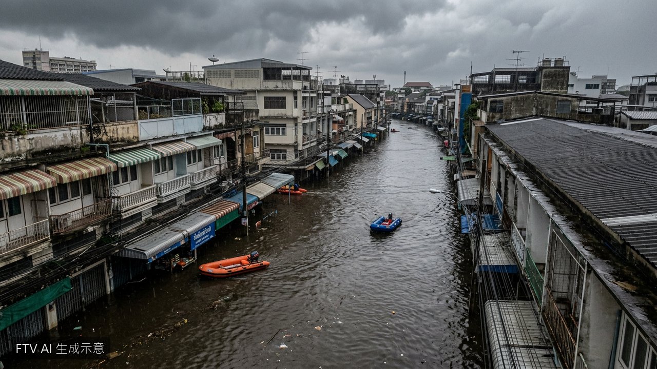 泰國暴雨成災釀8死　曼谷逾5千人撤離估損破百億