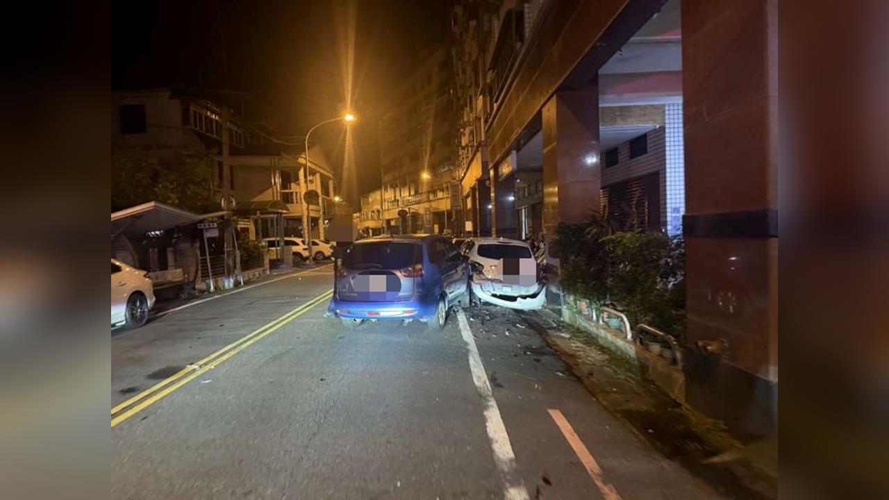 酒駕撞車再推撞樓柱 63歲肇事者酒測值0.63