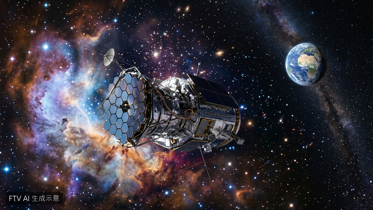 NASA羅曼太空望遠鏡將發射　繪製宇宙地圖解密暗物質