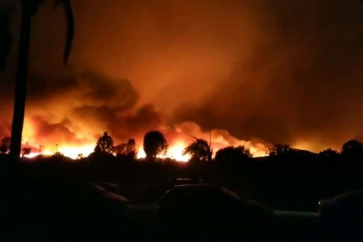 加州野火延燒2天 2萬7000人撤離1死