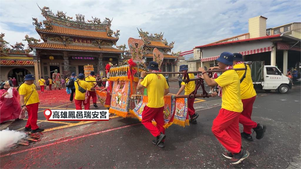 高雄鳳邑瑞安宮安座300年！　首邀台東寒單爺遶境「炸寒單」