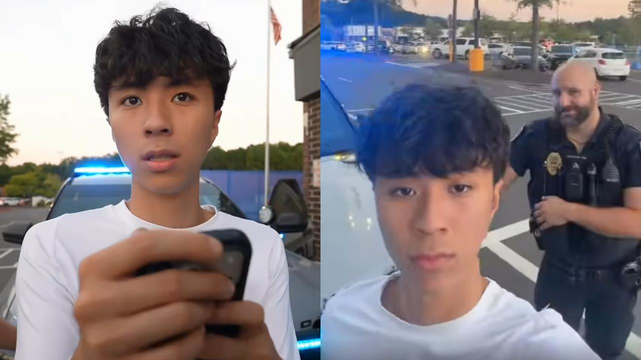 Ray美國直播出事！遭警「拘留」畫面曝光