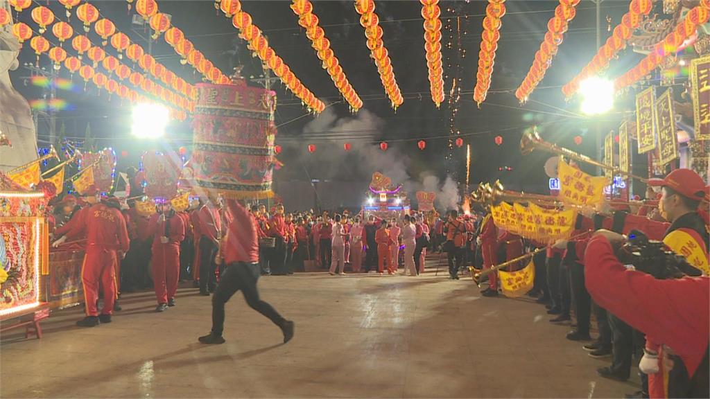 桃園龍德宮進香回程　四媽祖鑾轎駐駕豐原鎮清宮