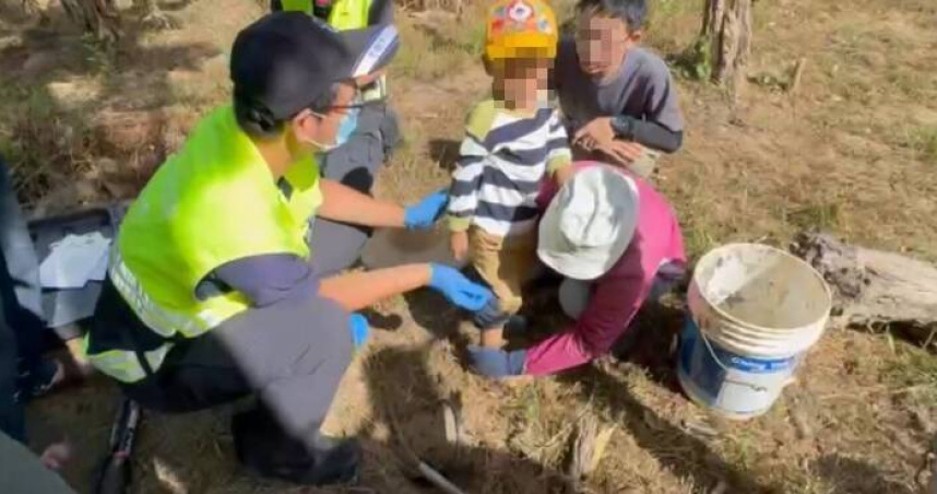 阿公設捕獸夾防山豬 5歲孫田間玩耍誤踩腳踝受傷