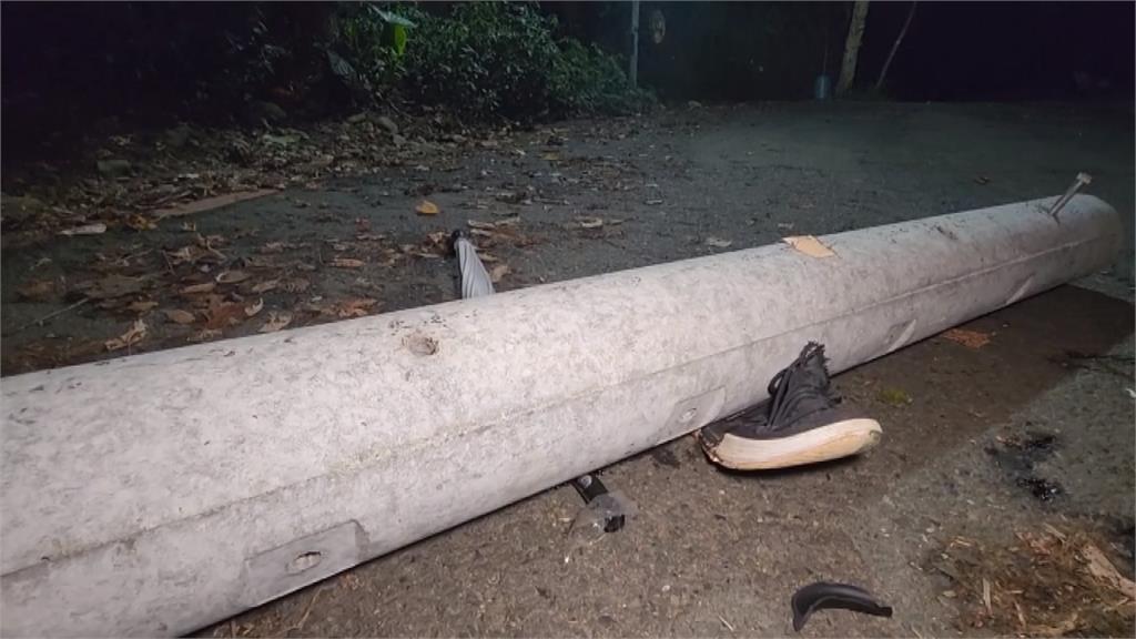 大貨車扯電線釀禍！　男子爬彰化藤山步道遭電桿砸傷