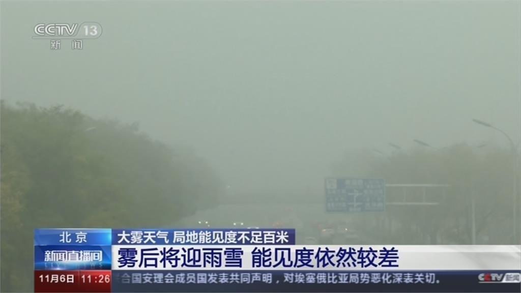 PM2.5來襲！北京伸手不見五指　民眾：眼睛刺痛、呼吸困難