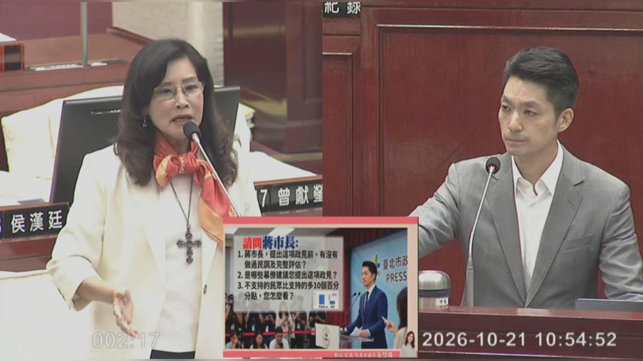 快新聞／蔣萬安又惹秦慧珠生氣！被問「這事」竟不斷跳針　火爆畫面曝光
