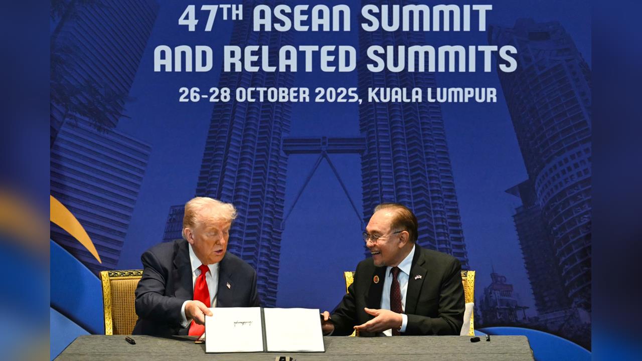 快新聞/抗中主旋律不變!與美國簽署貿易協議 馬來西亞關稅維持19%