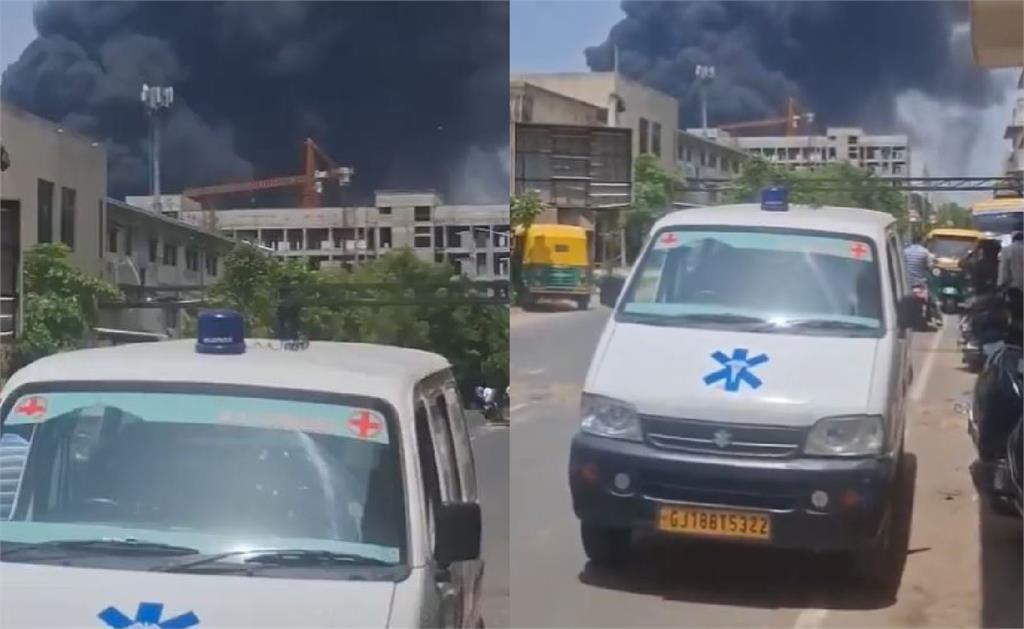 快新聞／剛起飛5分鐘！印度航空載242人客機墜住宅區　黑煙竄天畫面曝