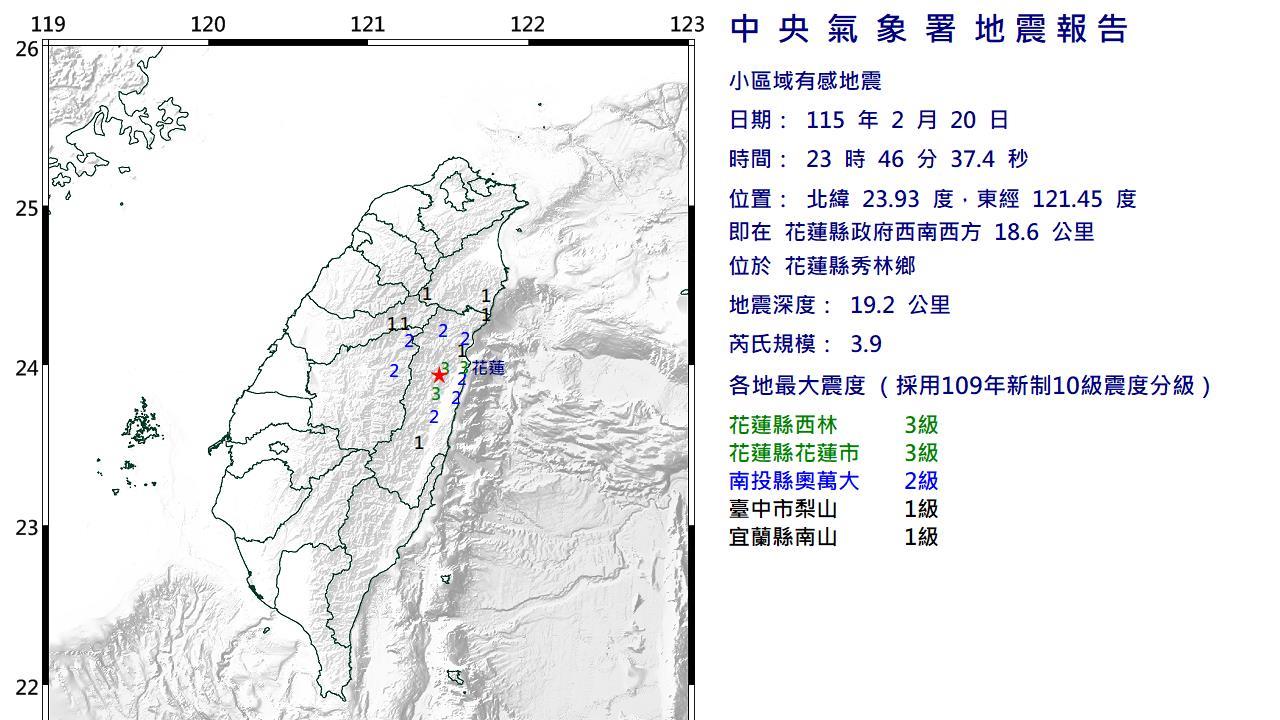 快新聞／暗夜地牛連3翻！花蓮陸地、東部外海連環震　最大規模4.5
