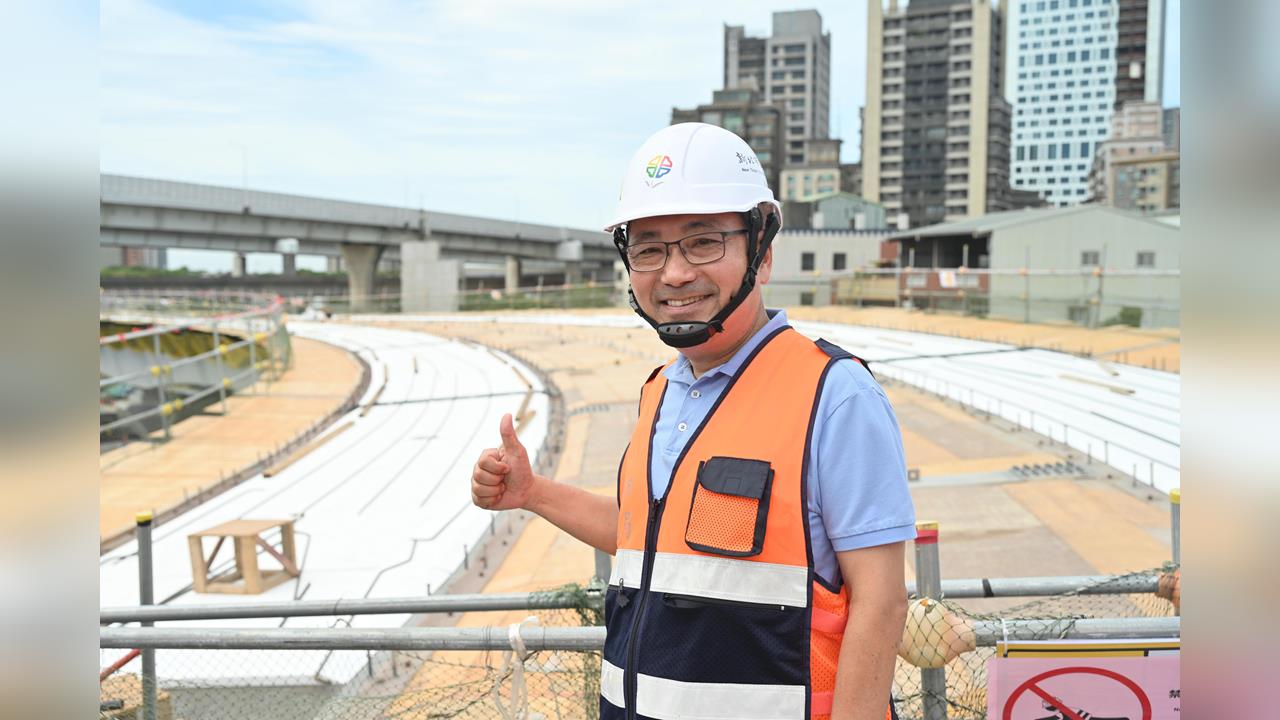快新聞／視察林口交流道改善工程　侯友宜：力拚明年底完工