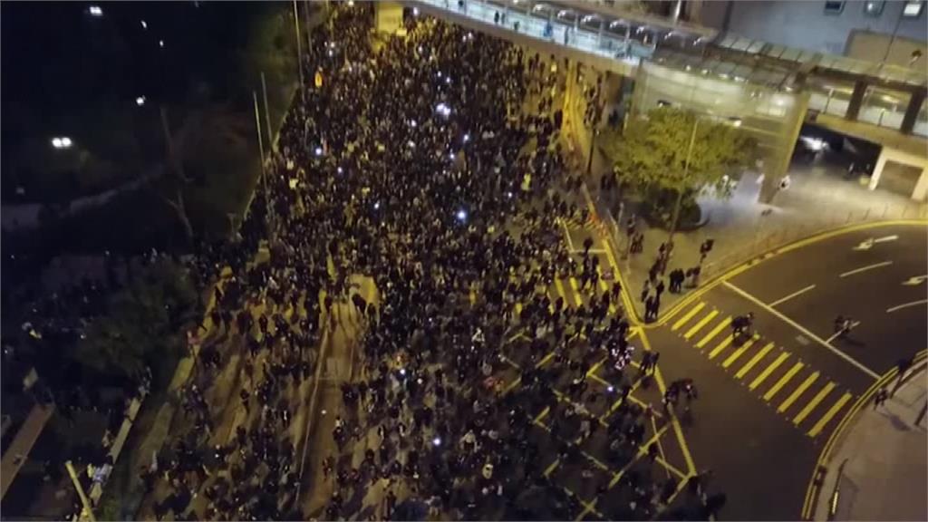 夜線／香港民陣國際人權日遊行 80萬人「守護香港」