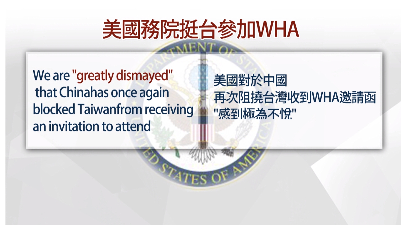 美表態挺台參加世衛大會 將與其他六國致函WHO