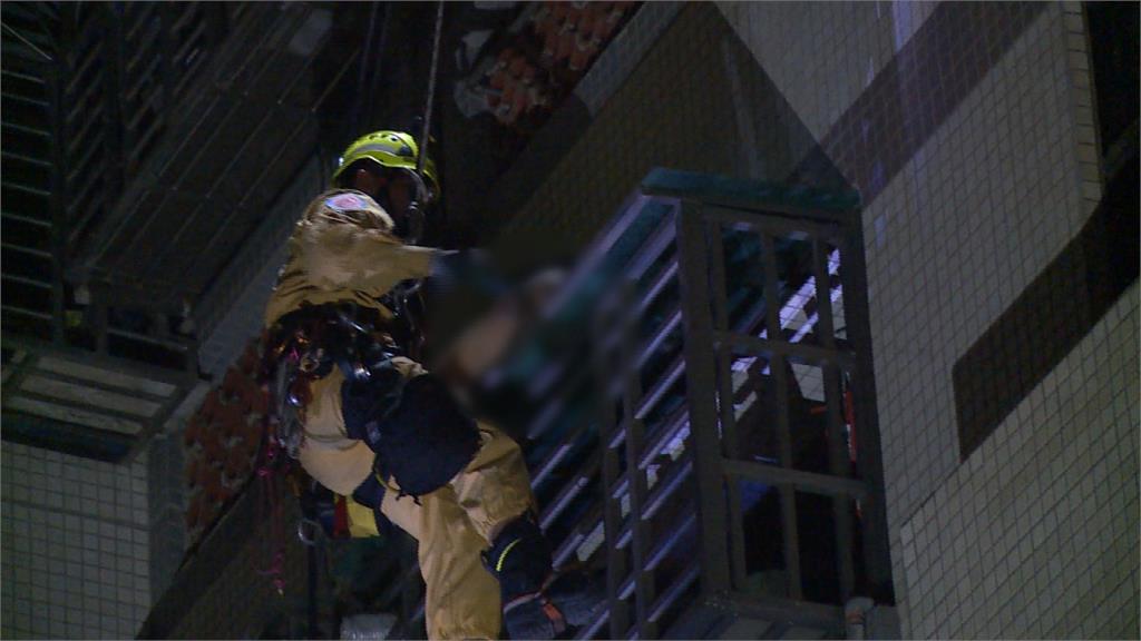女子疑與丈夫口角 酒後失足墜4樓遮雨棚