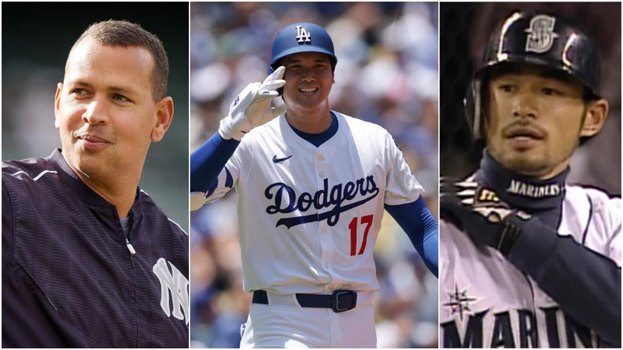 MLB/神獸!大谷vs.傳奇巨星「生涯最佳」數據對決 一朗、A-Rod都被超車