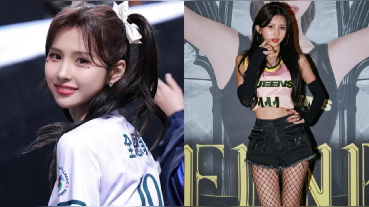 全恩菲披戰袍辣穿「黑絲網襪」登台　「貼地大跳」狂秀舞技電暈粉！