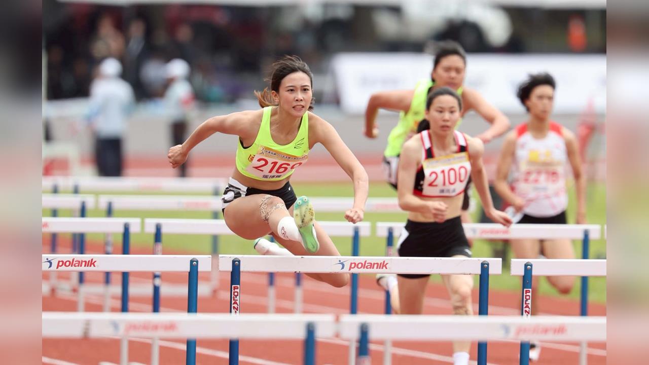 全大運／國體「跨欄甜心」張博雅100公尺四連霸！不因奪冠自滿期許成績再突破