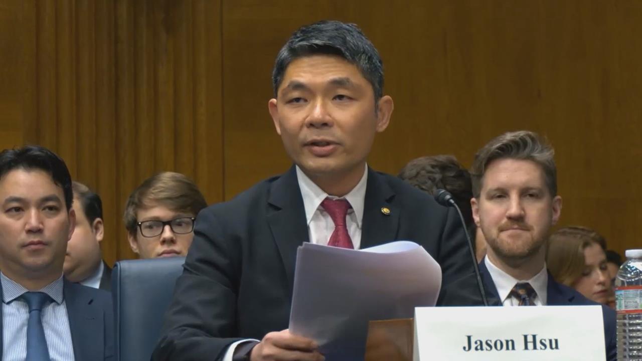 前藍委赴美參議院作證　喊話立院：國防預算不能等