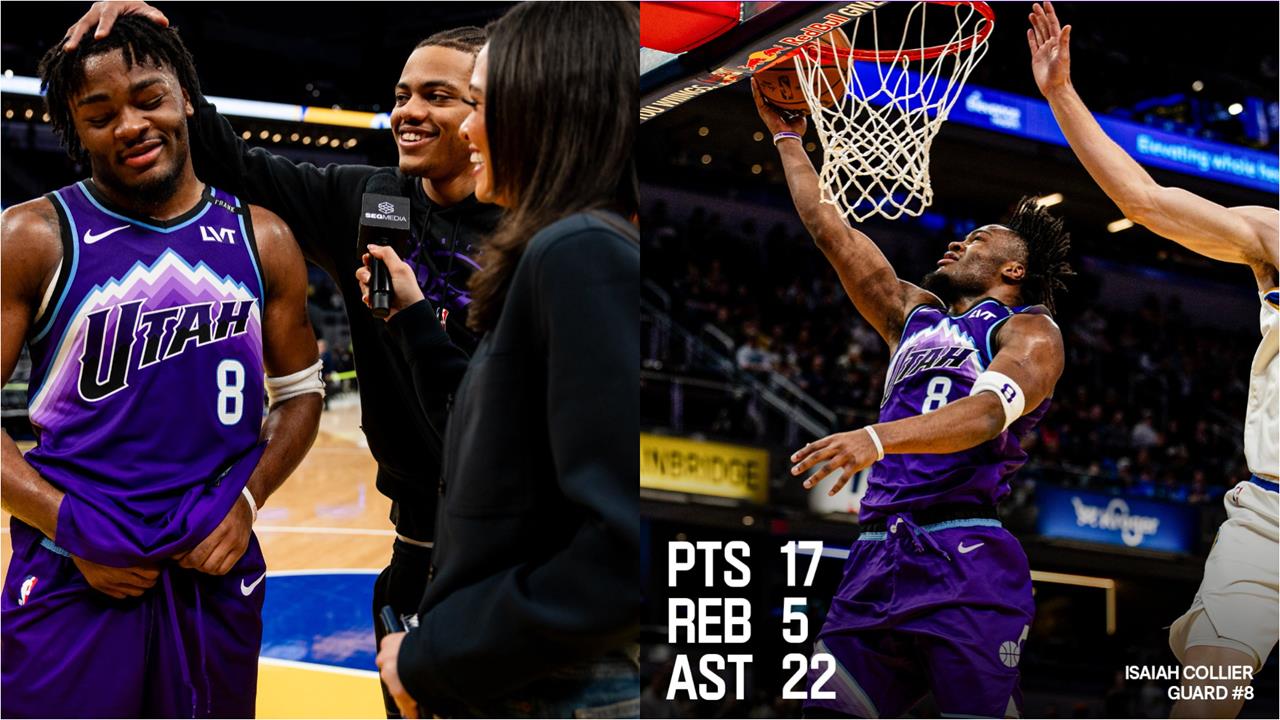 NBA(影)／轉隊的轉隊、受傷的受傷！爵士因交易「小菜鳥1秒都沒休」還送22助攻