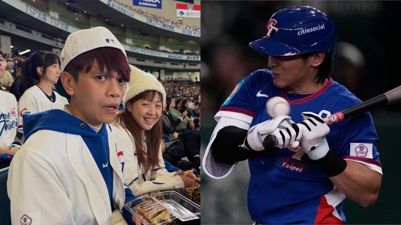 經典賽/陳傑憲遭球吻骨裂!蔡阿嘎怒「爆粗口比倒讚」全被拍:敢打台灣隊長