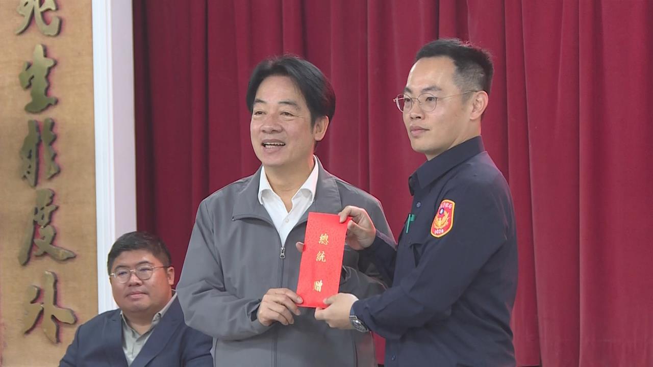 連假開跑治安不打烊! 總統賴清德慰勉海警局及海巡同仁