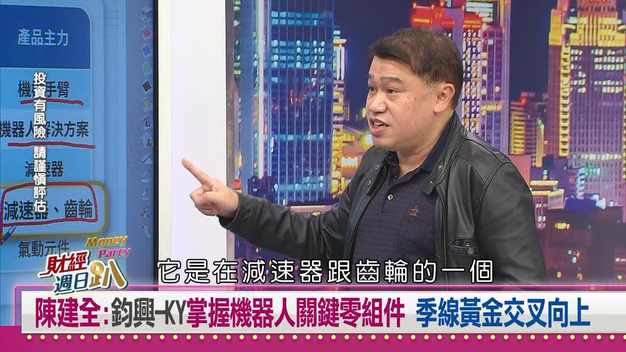 財經週日趴(影)／陳建全：馬斯克百萬機器人商機！台廠這檔供應商提前卡位