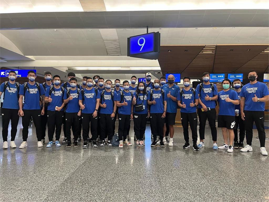台灣男籃隊抵吉達  爭取亞洲盃分組賽前8強