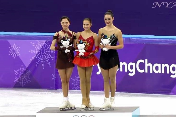冬奧女子花滑金銀牌 兩美女運動員親如姊妹